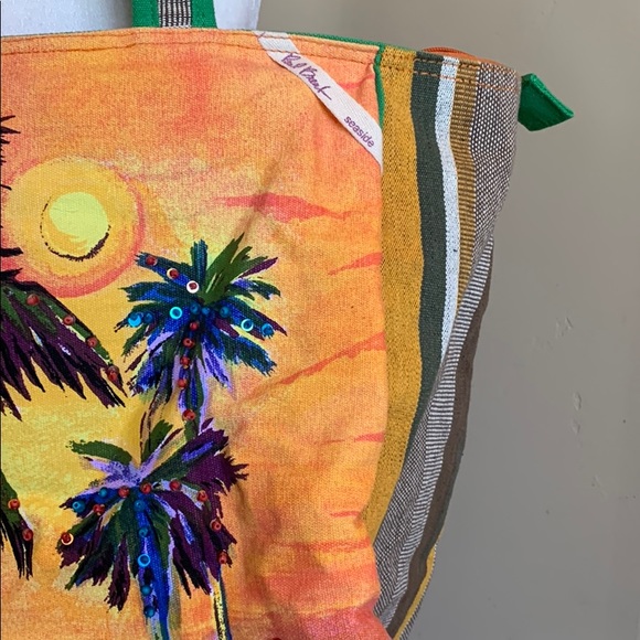 Palm tree beach bag - Picture 4 of 4